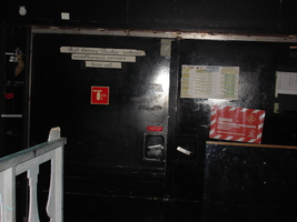 backstage door