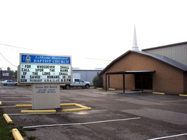 LeMoyne Boulevard Baptist Church sign