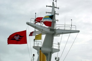 Disney Cruise Line and Bahamas flag